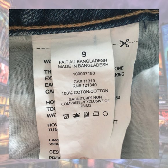 Garage High Rise Mom Jeans Distressed - Picture 6 of 6